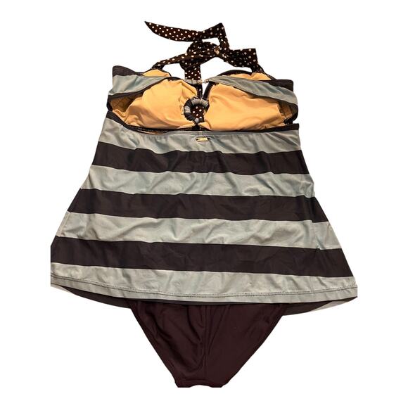 Tommy Hilfiger Women’s Estilo O-Ring Halter Neck One Piece Swimsuit Size 14 $100 - Picture 3 of 13